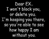 Dear EX