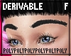 3D Fuzzy Eyebrows F