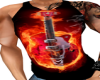 Flaming Guitar Tanktop