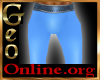 Geo Vanity Blue Pants