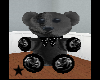 Black Rose Cuddle Bear