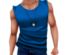 Blue Muscled Tee