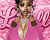 Pink Leop Hood Set LLXL