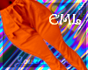 Scrub pants EML orange