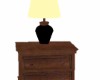 End table with lamp