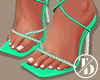 Reina | Green Heels
