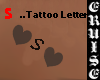 (CC) S..Tattoo Letter