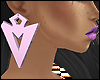 LV Arrow Earrings Pink