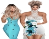 4135 Blue wedding Bouque