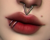 M. Lips+Piercing Red