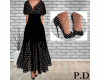Black Poá Dress