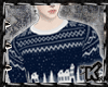 |K| Sweater Xmas Blue M