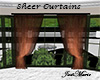 Sheer Curtains - Bronze