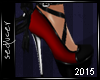 [T] Bow Heels Red