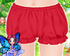 🦋 Kids red shorts