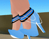 Blue Heel Shoes