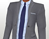 EM Lt Gry Suit Blu Tie