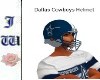 JW Dallas Cwbys Helmet