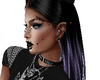 dark purple hair