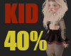 40% Kid Sclaer Girl