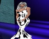 cat pawprint gown
