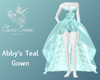 Abby's Teal Gown