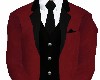 3 Piece Suit Red