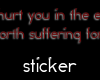 *TY suffering for -red