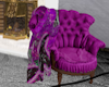 TF* Purple Velvet Chair