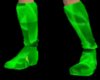 neon green boot's F