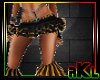 FM O/Blk Latex Skirt