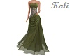 Olive Green Gown
