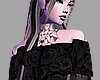 Lv' Gothic Blck Rs Dress