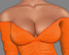 ~A: Ruched Orange Dress