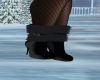 GR~ Holiday Fur Boots BK