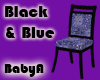 *BA Black N Blue Chair 2