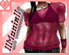 Ml Fishnet shirt Pink
