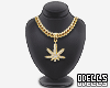 Gold Weed Chain | M