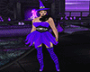 Purple cute witch set /L
