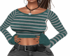 Green and Gray Stripe