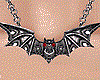 Animated bat neck lace