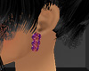 pink-purple earrings