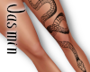 J. Leg Tattoo Snake