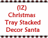 Tray Stacked Decor Santa