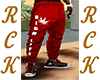 RCK§Pants Red & White