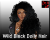 Wild Black Dolly Hair
