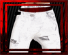 Ripped White Shorts