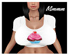 !+A Cupcake T-Shirt Whit