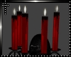 *R*Wall Candle red