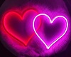 Double Neon Hearts